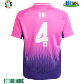 Tyskland Jonathan Tah #4 Bortatröja EM 2024 Kortärmad